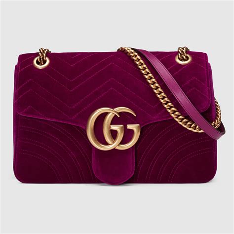 gucci small marmont bag velvet|gucci marmont suede bag.